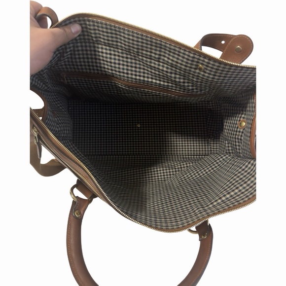 Ghurka Original Collection No. 200 Express II Leather /Twill Bag - Picture 13 of 15